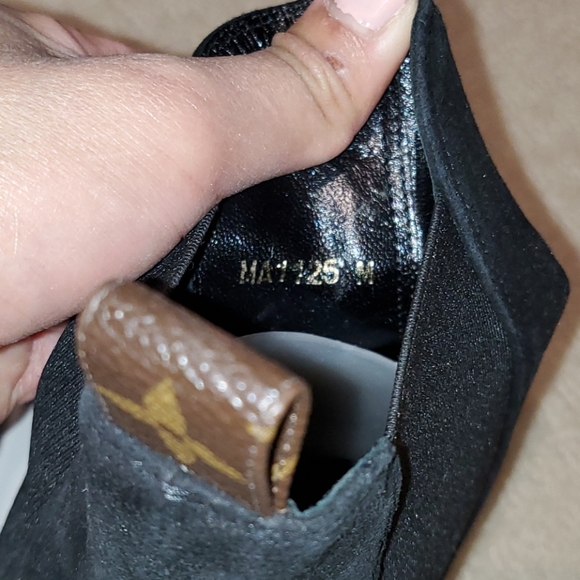 SOLD Louis Vuitton Suede Monogram Ankle Booties - Picture 5 of 8